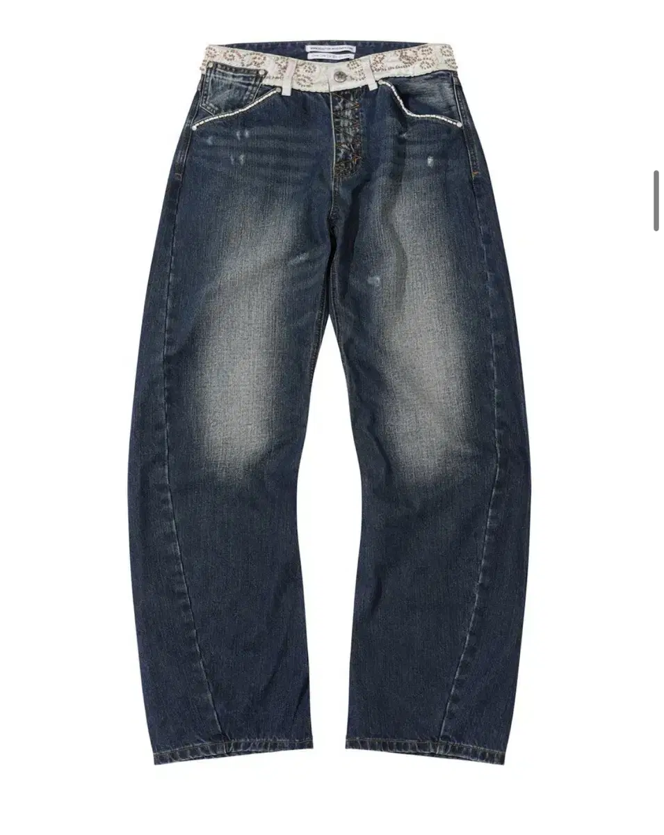 SCULPTOR | 스컬프터 Sculptor Rhinestone Low Rise Denim Mid